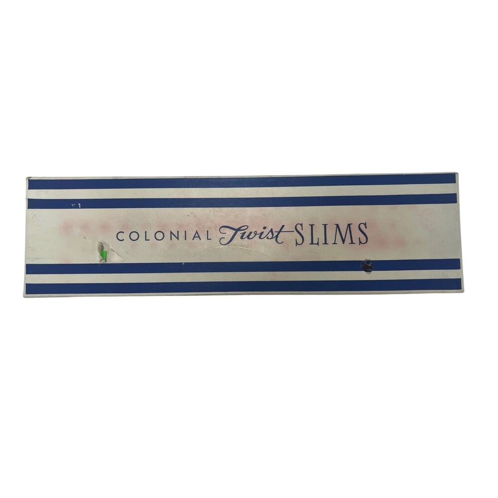 Vtg.Twist Slims-10 Colonial Twist Slims Colonial Candle Co Cape Cod-Hyannis RED